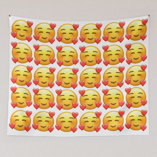 Item preview, Emoji smile in love. designed and sold by Violonchella.