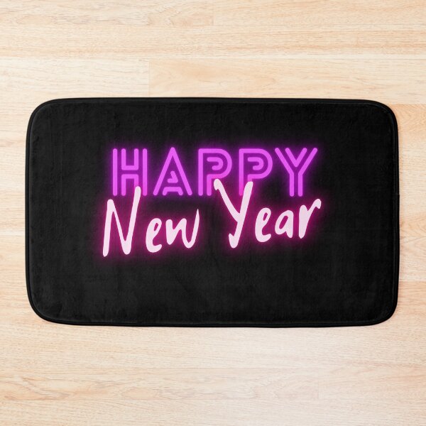 Item preview, Happy New Year Pink Neon Style designed and sold by trendingatees.