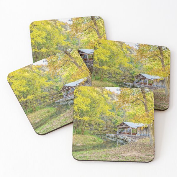 Item preview, Ozarks Autumn Rustic Pavilion designed and sold by mljdwhite.