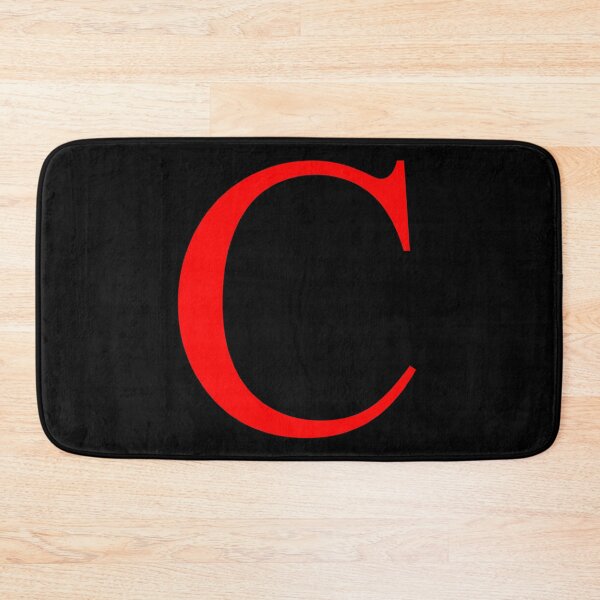 Item preview, The Letter C Red on Black 5748 designed and sold by Art in My Loft.