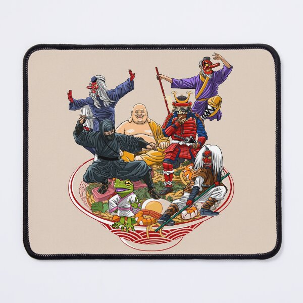 Item preview, Warriors of Japanese culture on Ramen designed and sold by albertocubatas.