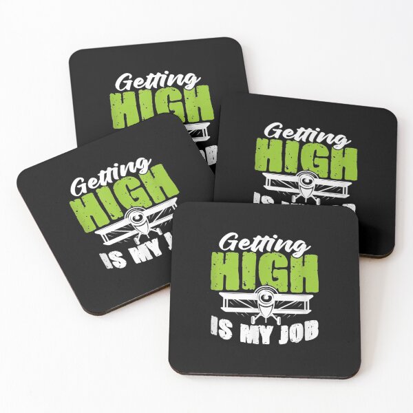 Item preview, Getting High Is My Job Pilot Flight Attendant Airplane designed and sold by theDlab.