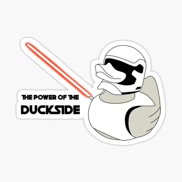 Vista previa del artículo con la obra «El poder del Duckside», diseñado y vendido por LUVR co.