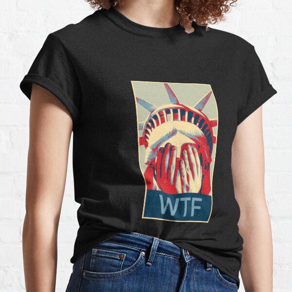 Statue of liberty play american football T-Shirt Design Sports Tee