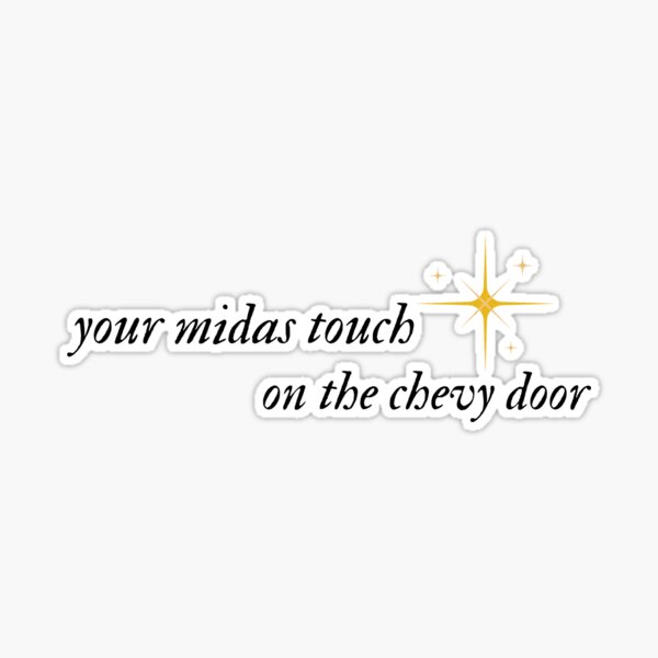 midas touch | Sticker