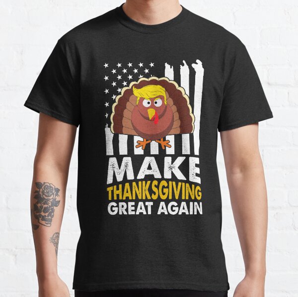 Make Thanksgiving Great Again Holiday Turkey 2024 Men's Tall T-Shirt