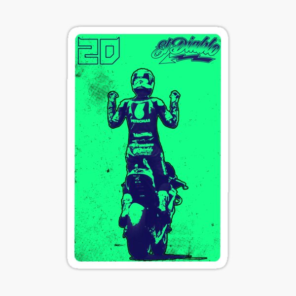 Fabio Quartararo Grunge Sticker
