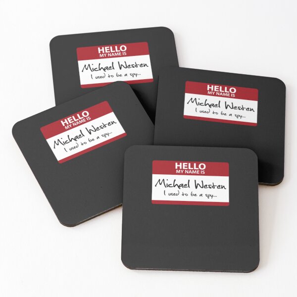 Item preview, Nametag Parody Burn Notice - "My Name Is Michael Westen" Essential designed and sold by LAURASPANTON.