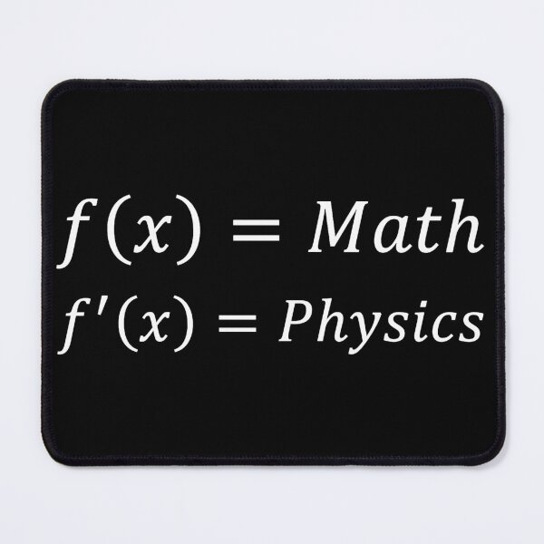 Item preview, funny math and physics derivative dark version designed and sold by NoetherSym.