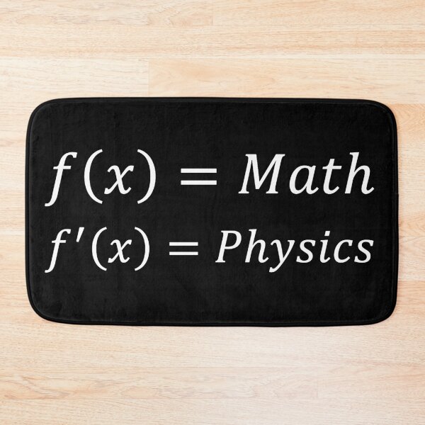 Item preview, funny math and physics derivative dark version designed and sold by NoetherSym.