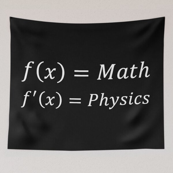 Item preview, funny math and physics derivative dark version designed and sold by NoetherSym.