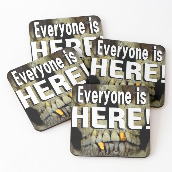 Item preview, Everyone is here-message from dead- funny quotes   designed and sold by Thilina Kasthuriarachchi.
