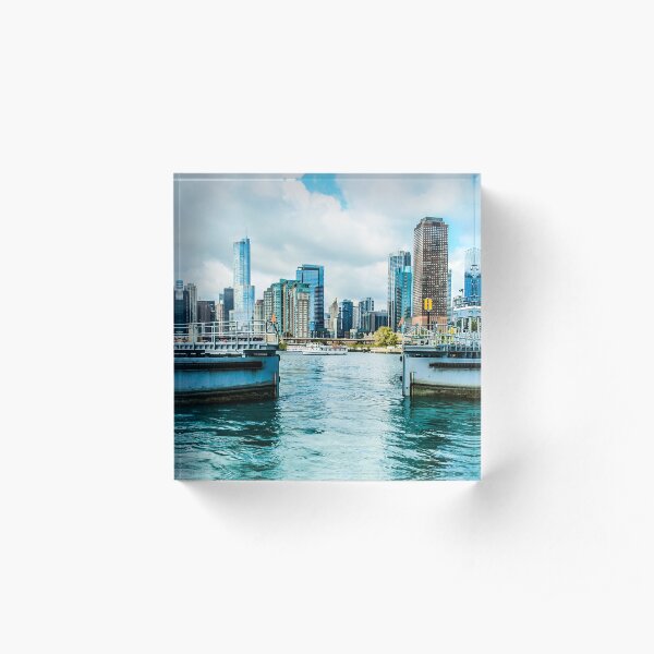 The Chicago Locks Acrylic Block