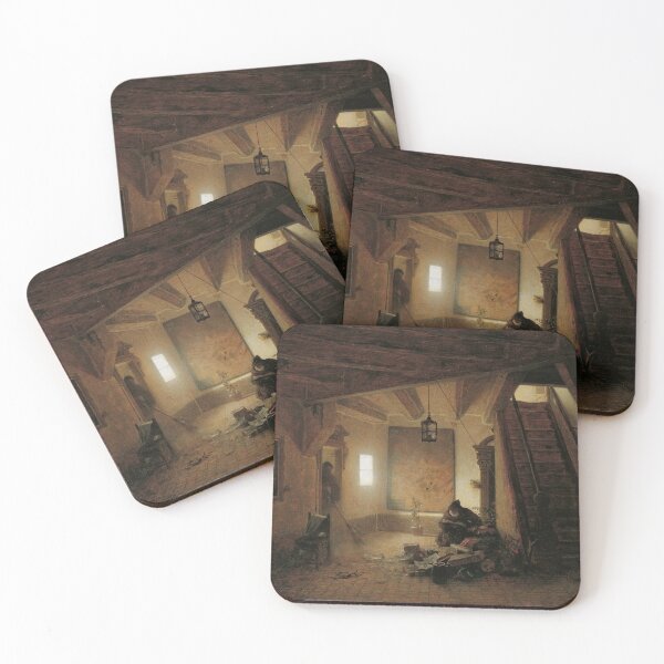 Item preview,  The Bookworm Der Bücherwurm - Andreas Achenbach designed and sold by Vintage Designs +.