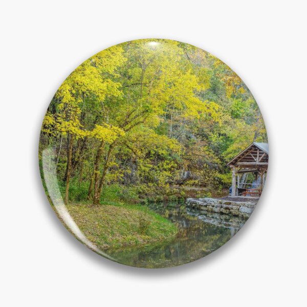 Item preview, Ozarks Autumn Rustic Pavilion designed and sold by mljdwhite.
