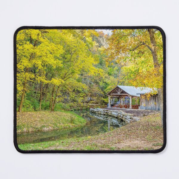 Item preview, Ozarks Autumn Rustic Pavilion designed and sold by mljdwhite.