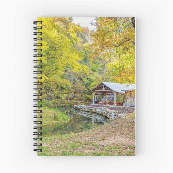 Item preview, Ozarks Autumn Rustic Pavilion designed and sold by mljdwhite.