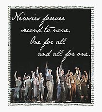 Lámina fotográfica Newsies para siempre Insuperable.