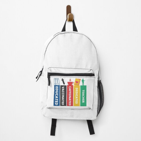 Item preview, Educated Vaccinated Caffeinated Dedicated Teacher - Funny Teacher Gift designed and sold by AMINE ★★★★★.