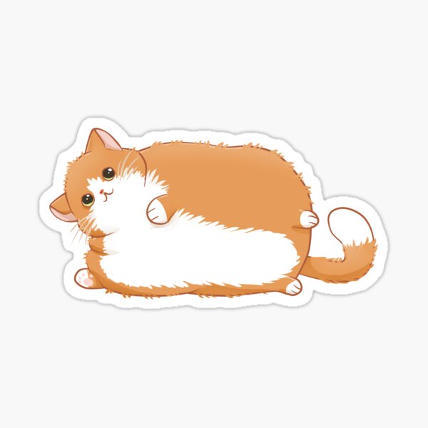 Cat, cute, fat, feline, ginger, meow, pet icon - Download on Iconfinder