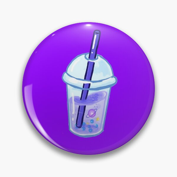 Item preview, Bubble tea -  Space planet tea dark purple designed and sold by DemonicGloom.