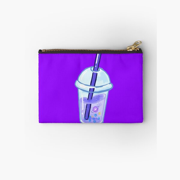 Item preview, Bubble tea -  Space planet tea dark purple designed and sold by DemonicGloom.