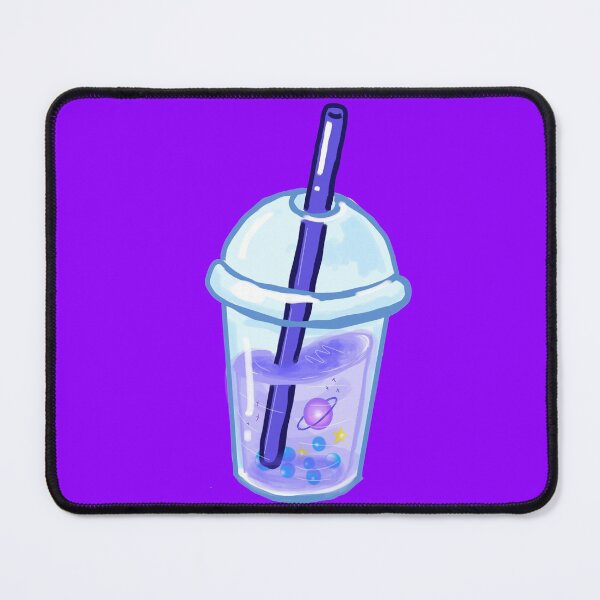 Item preview, Bubble tea -  Space planet tea dark purple designed and sold by DemonicGloom.