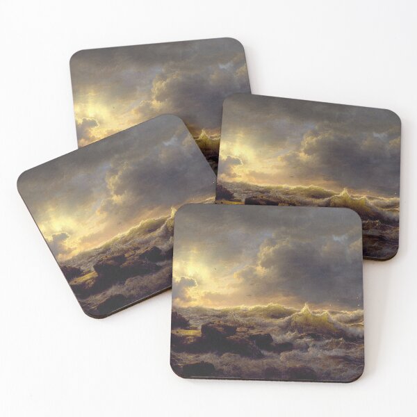 Item preview, Clearing Up Coast of Sicily - Andreas Achenbach  designed and sold by Vintage Designs +.
