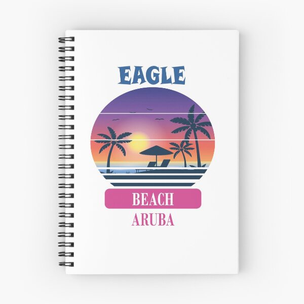 Item preview, Retro Cool Eagle Beach Aruba Sunset designed and sold by designArt95.