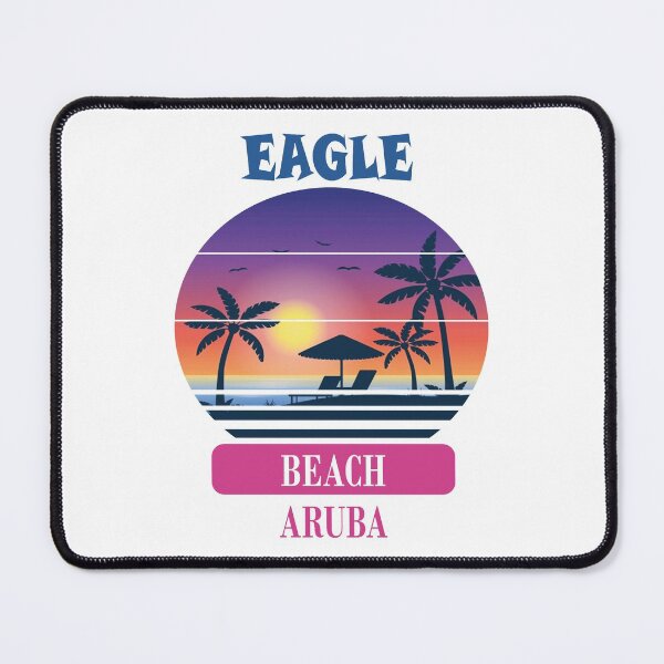 Item preview, Retro Cool Eagle Beach Aruba Sunset designed and sold by designArt95.