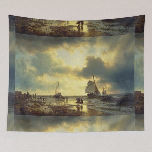 Item preview,  The Ebb Tide - Andreas Achenbach designed and sold by Vintage Designs +.