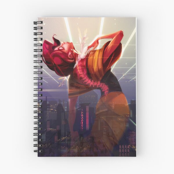 Item preview, Spine of the World Red Transistor Illustration designed and sold by RedactedAlex.