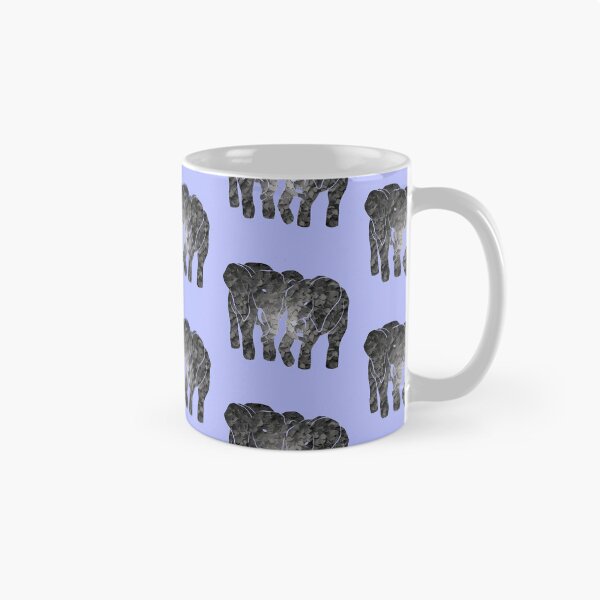 Item preview, Two elephants (blue) designed and sold by MidnightMagpie.