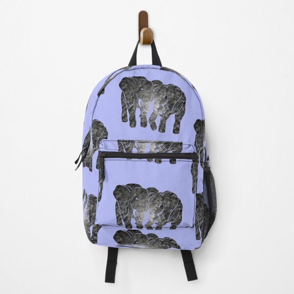 Item preview, Two elephants (blue) designed and sold by MidnightMagpie.