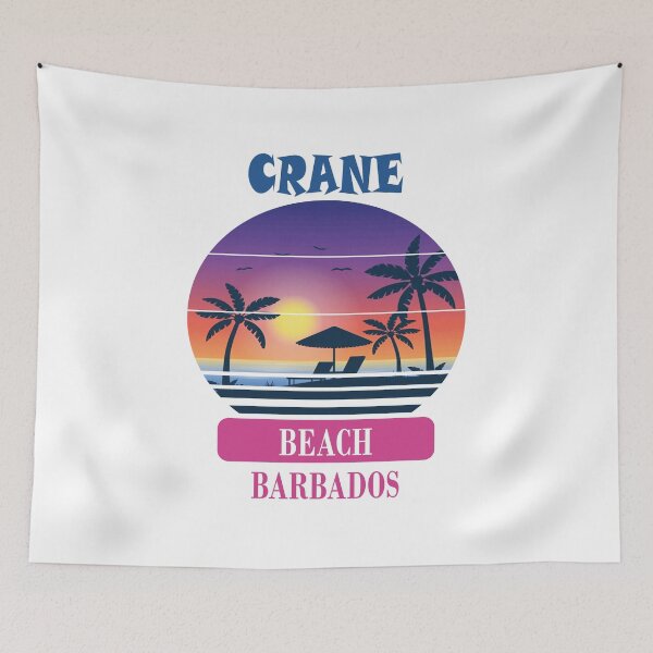 Item preview,  Retro Cool Crane Beach Barbados Sunset designed and sold by designArt95.