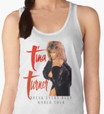 Tina Turner - World Tour - Reproduction Concert Tee 1987 Women's Tank Top