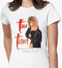 Tina Turner - World Tour - Reproduction Concert Tee 1987 Women's Fitted T-Shirt