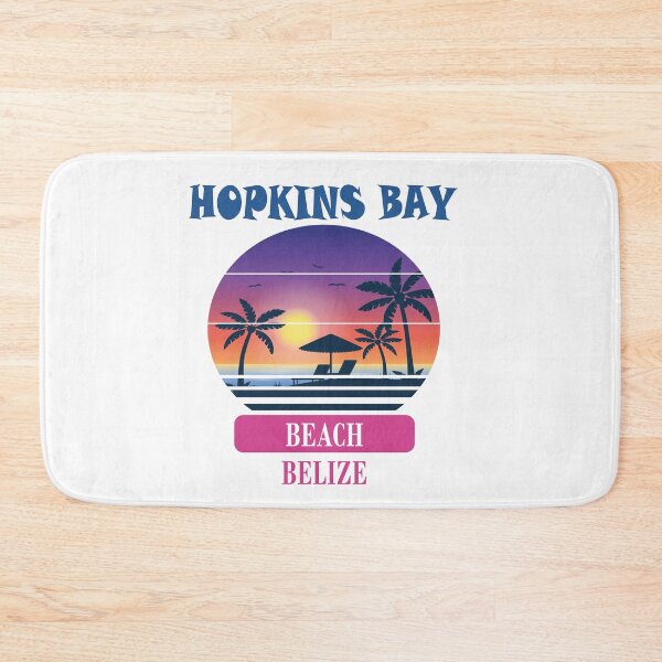 Item preview, Retro Cool Hopkins Bay Beach Belize Sunset designed and sold by designArt95.