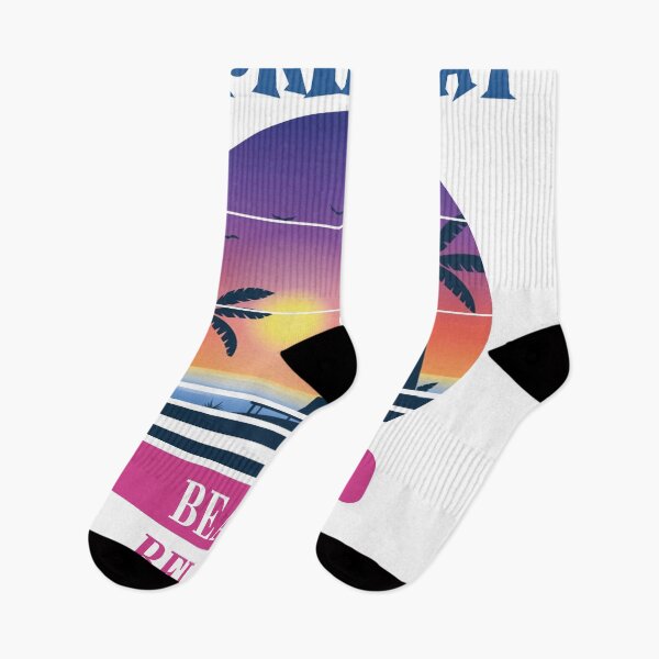 Item preview, Retro Cool Hopkins Bay Beach Belize Sunset designed and sold by designArt95.