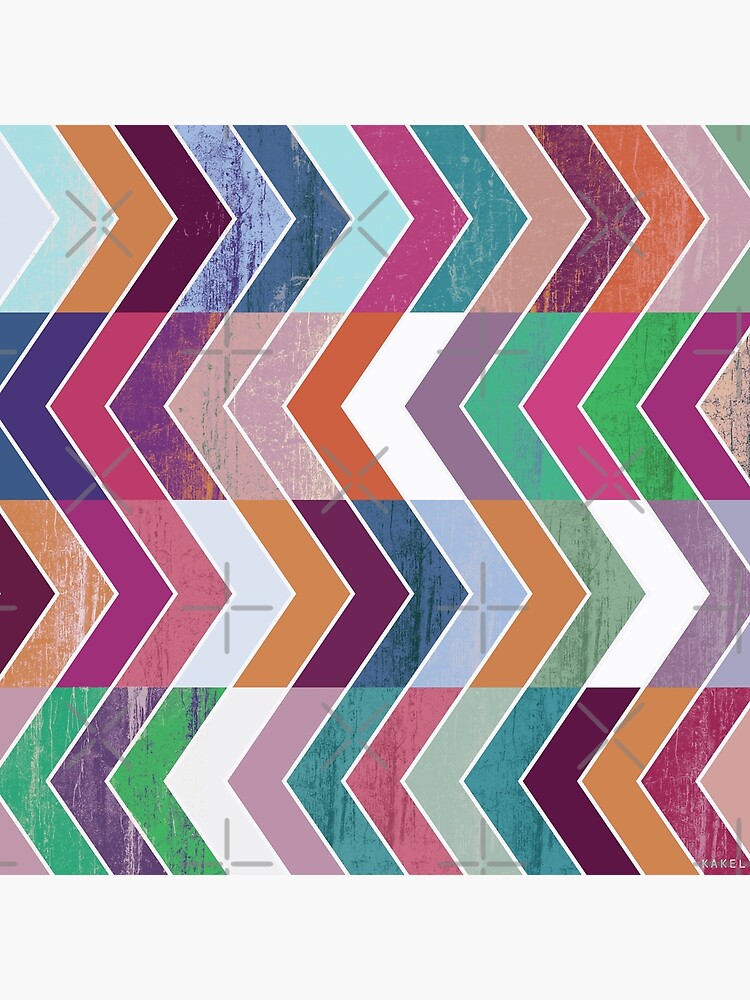 "Zig Zag" Poster for Sale by Kakel Redbubble
