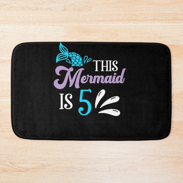 Item preview, Mermaid 5th birthday Design designed and sold by fatshirt.