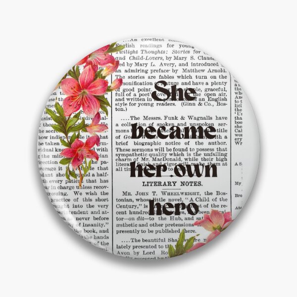 Item preview, She became her own hero designed and sold by MomyHasntShowrd.