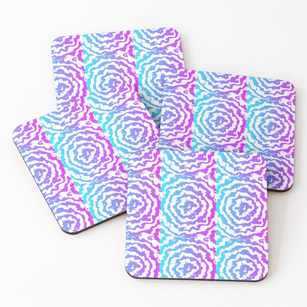 Item preview, bright pink blue and white paint spiral  designed and sold by DemonicGloom.