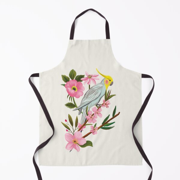 Item preview, Cream Pastel Parakeet  designed and sold by Happy  People Prints.