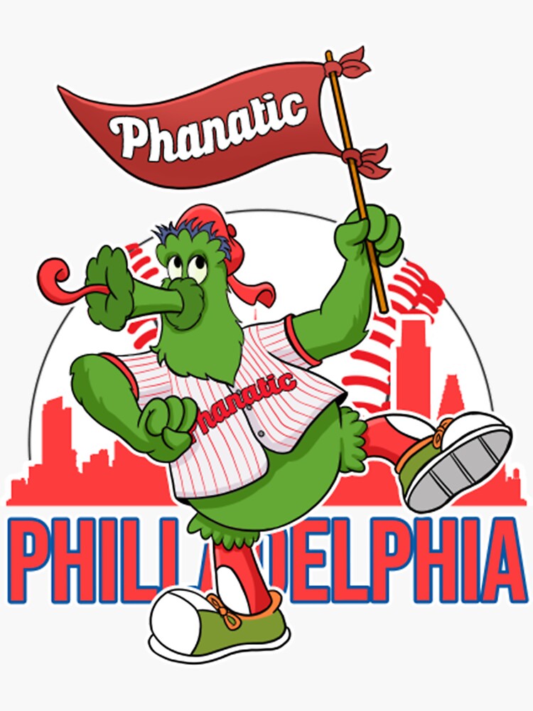 Phillies T-ShirtPhillies Baseball Mascot Phanatic | Sticker