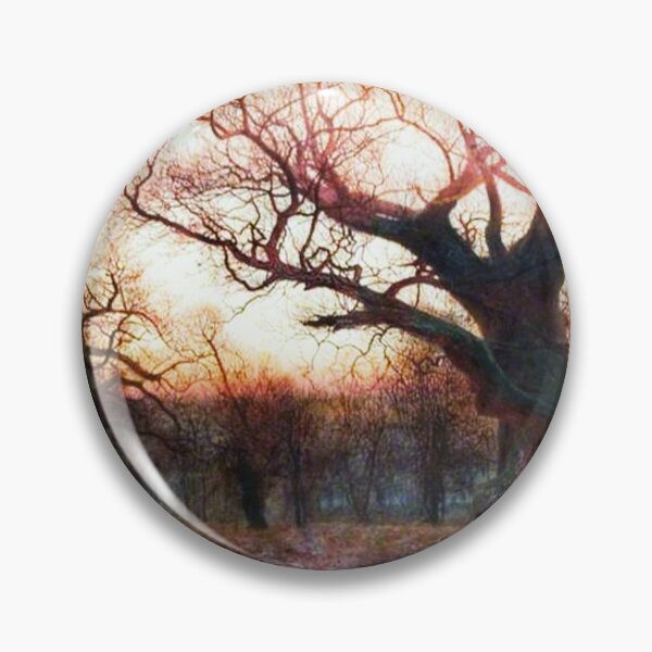Item preview, In Sherwood Forest Nottinghamshire Winter Evening after Rain - Andrew McCallum designed and sold by Vintage Designs +.