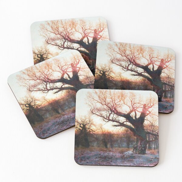 Item preview,  In Sherwood Forest Nottinghamshire Winter Evening after Rain - Andrew McCallum designed and sold by Vintage Designs +.