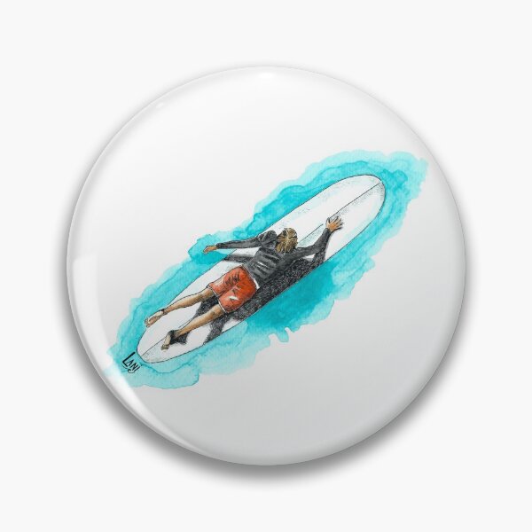 Item preview, Paddle - Surfer boy on surfboard in turquoise water designed and sold by LaniCroaker.