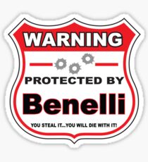 Benelli Protected by Benelli Shield Sticker