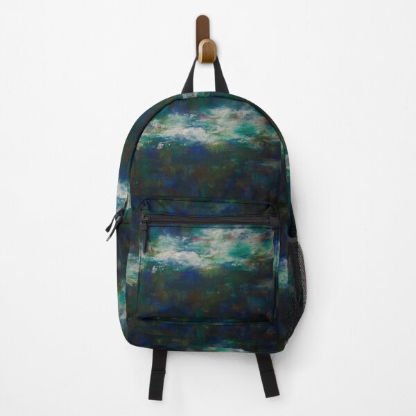 Item preview, Green and Blue Abstract Landscape designed and sold by Kathryn Davis.